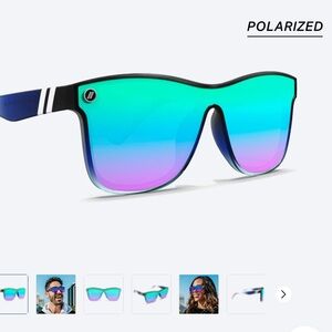 Blenders Millenia X2 “Black Forest” Blue Purple Gradient Polarized Sunglasses